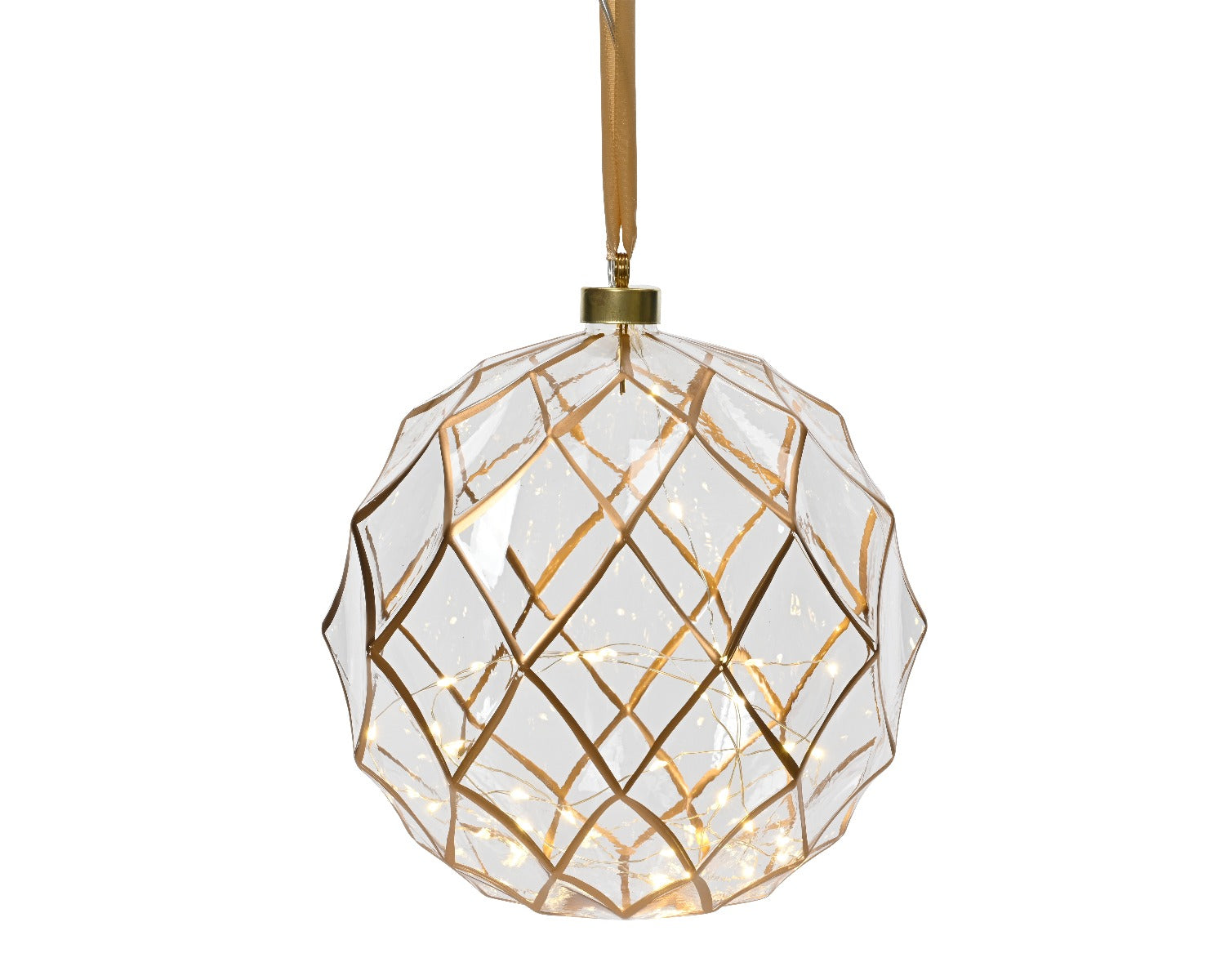 Kaemingk Micro LED Ball Bo Indoor Clear/Warm White/Dia20.00cm 40L