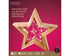 Homesmiths Micro LED Frame Light Wood Star Steady Nat Warm White