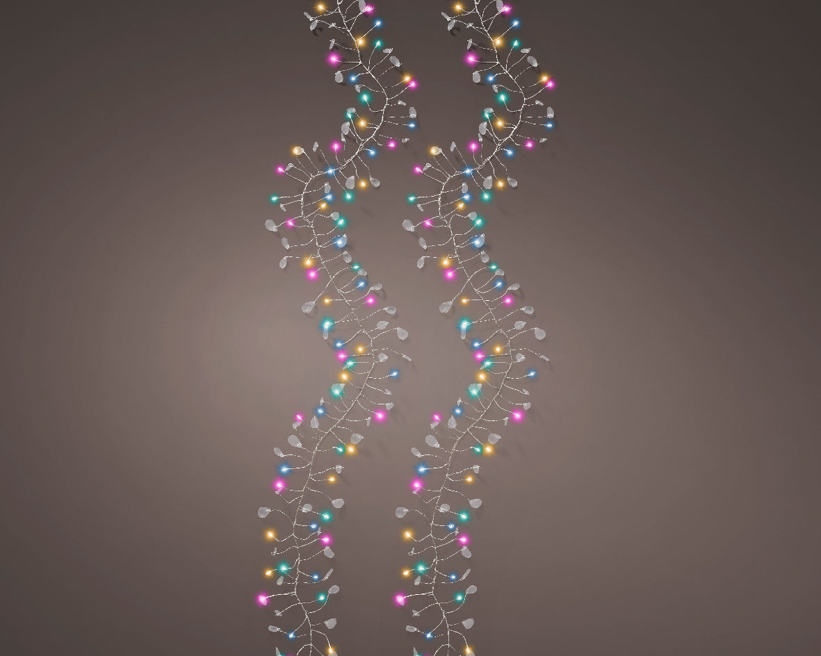 Homesmiths Micro LED String Lights Steady White Soft Multi 80L Battery