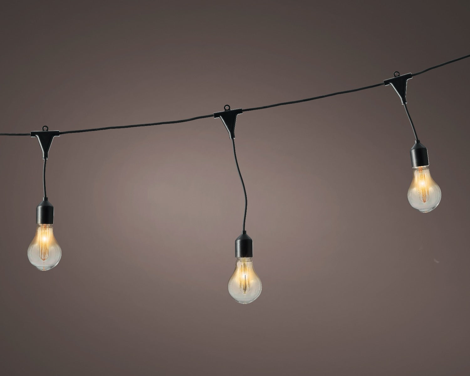 Kaemingk LED Partylight Outdoor Classic Warm, black, 950cm 20L