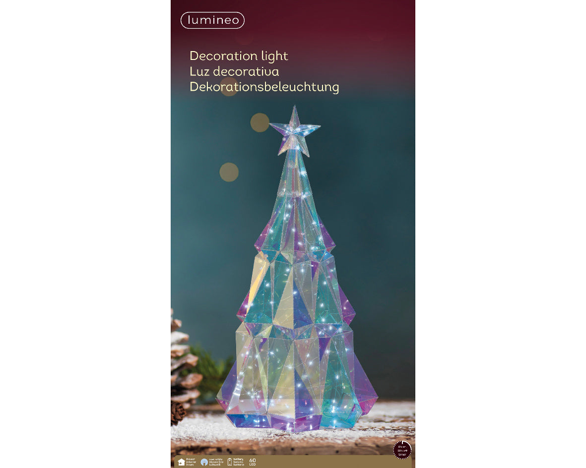 Homesmiths Micro LED Tree Pet Steady Cool White 51cm