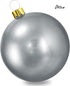 Homesmiths Xmas Ball Inflatable Dia 45cm Silver