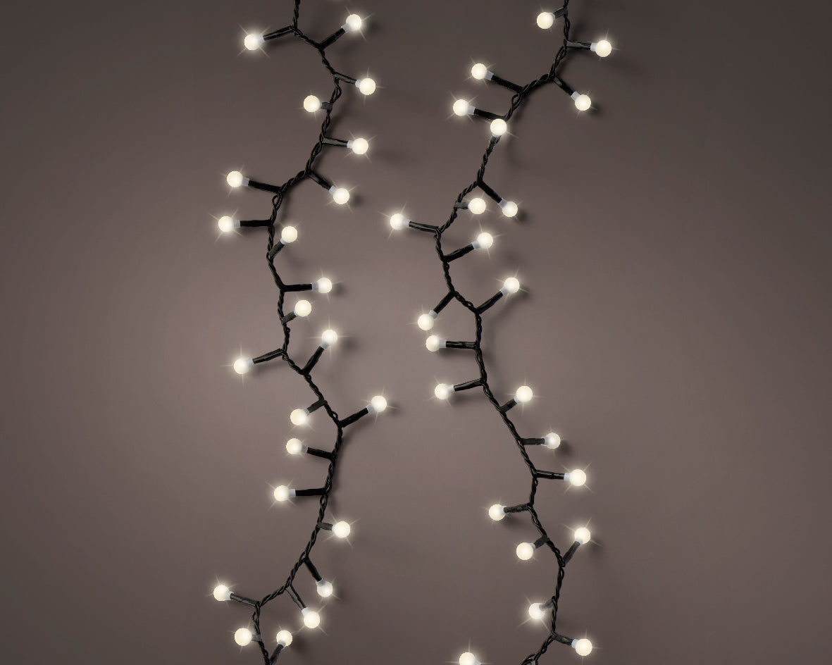 Homesmiths LED Cherry Lights 8 Function Twinkle Effect Warm White 500L