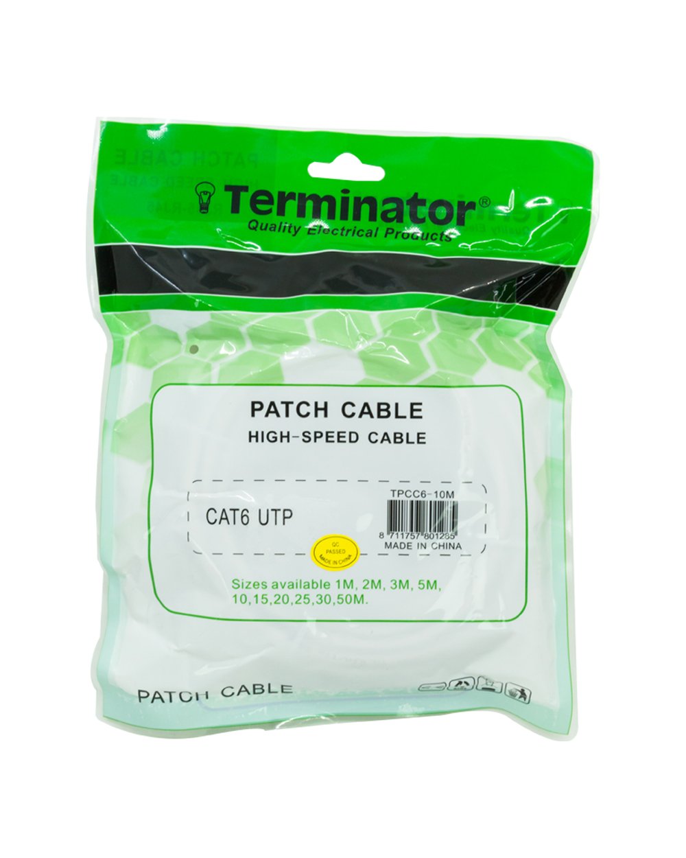 Terminator Patch Cord CAT 6 Cable 10 Metre