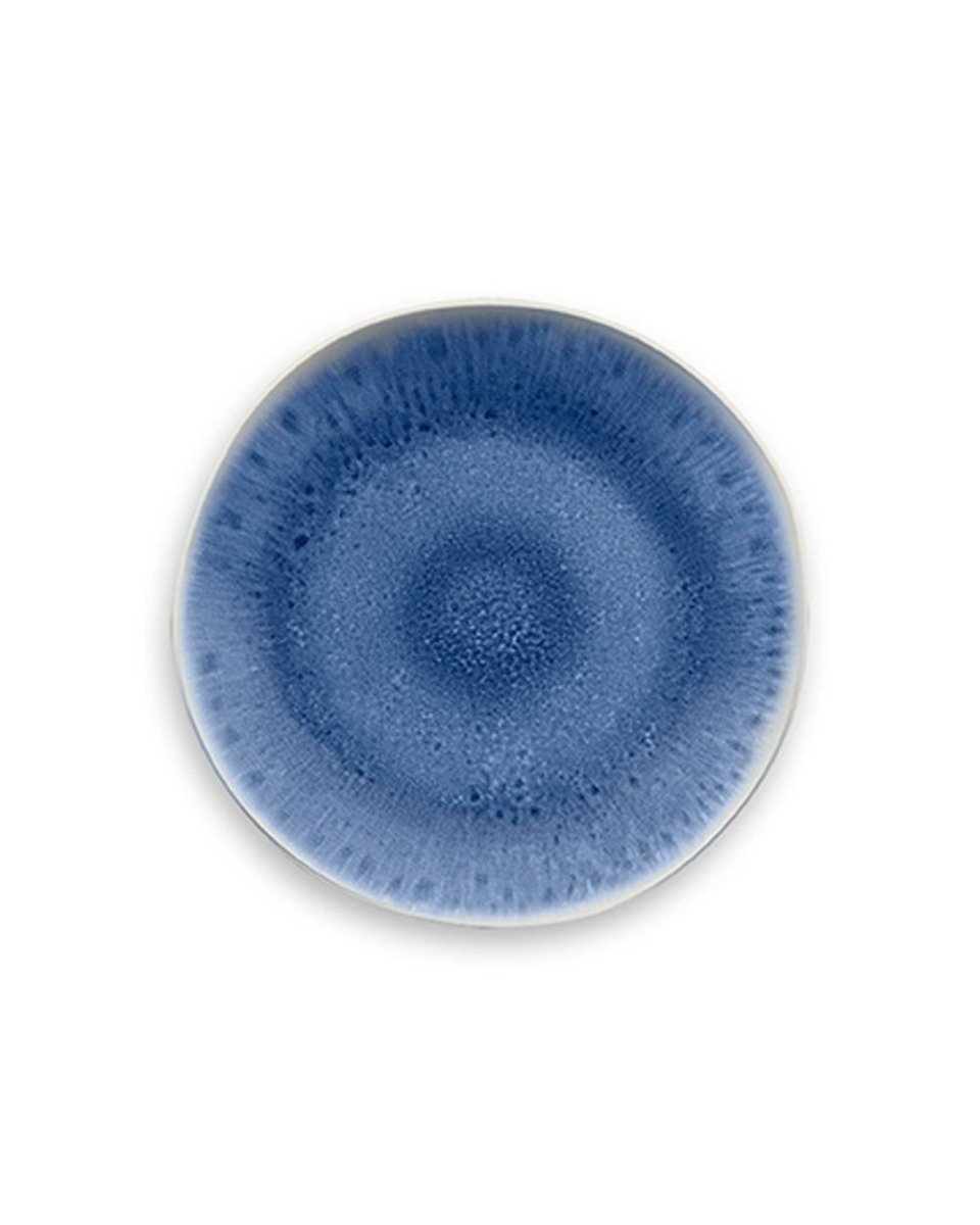 Tarhong Organic Radiant Glaze Dinner Plate Indigo