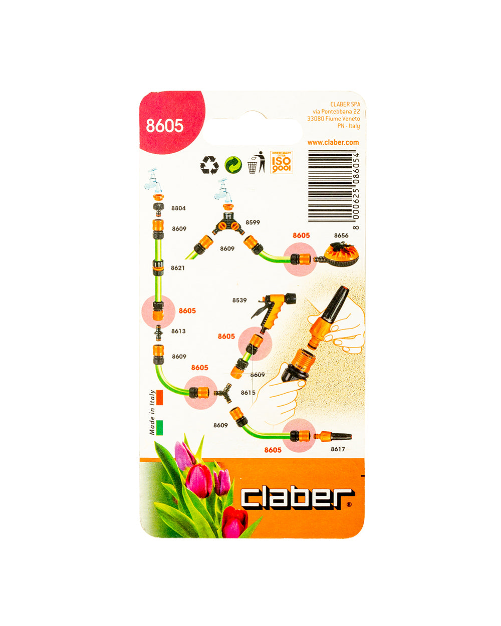 Claber Coupling With Stop 3/4 inches