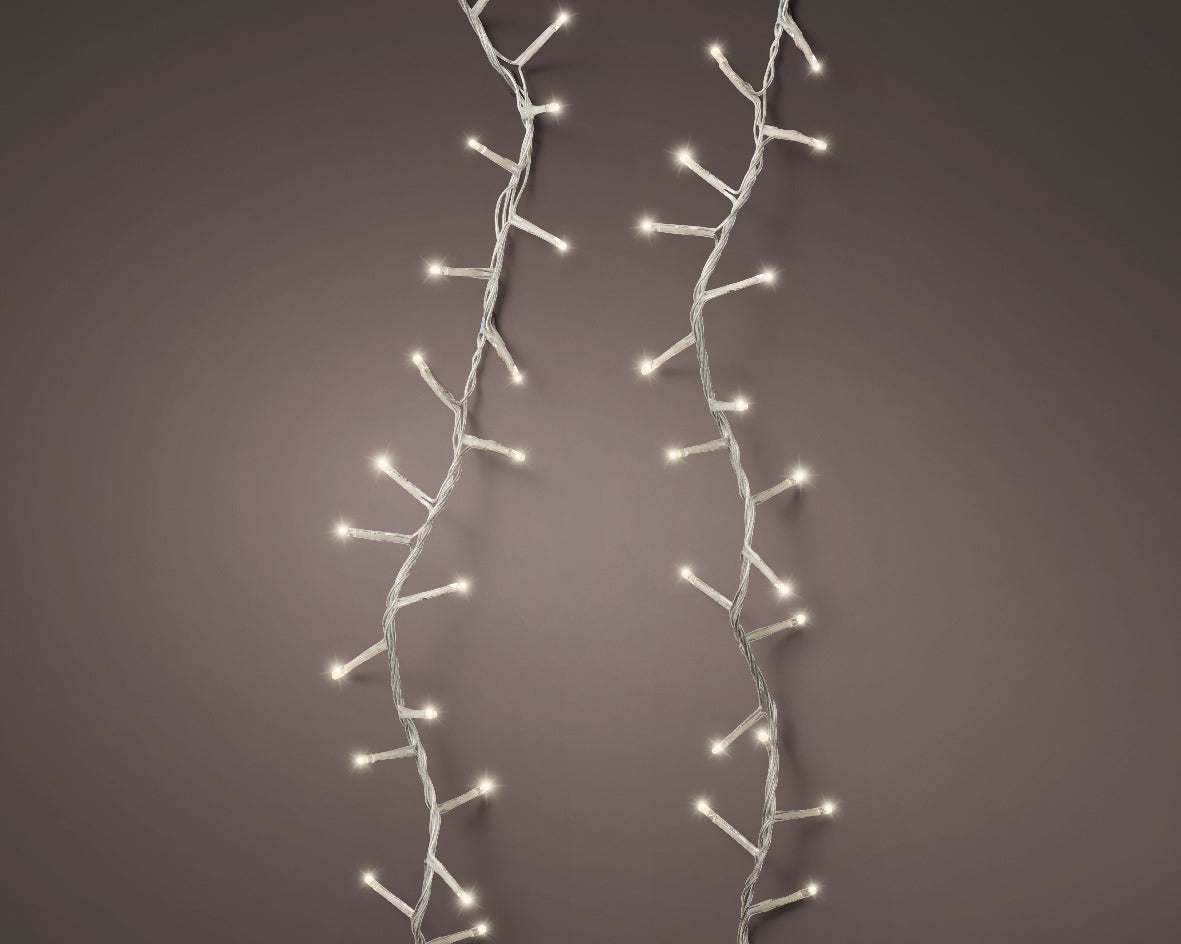 Homesmiths LED Compact Lights 8 Function Twinkle Effect Warm White 2000L