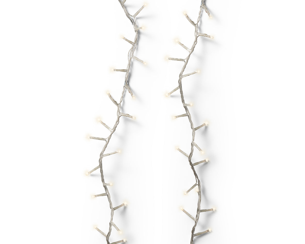 Homesmiths LED Compact Lights 8 Function Twinkle Effect Warm White 2000L