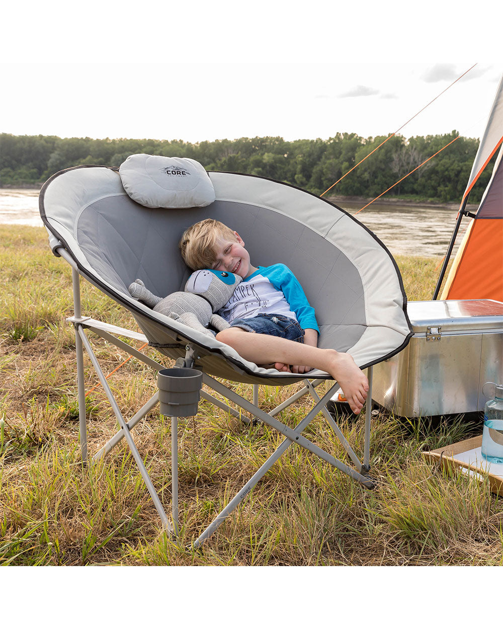 Core Equipment Oversized Padded Round Chair