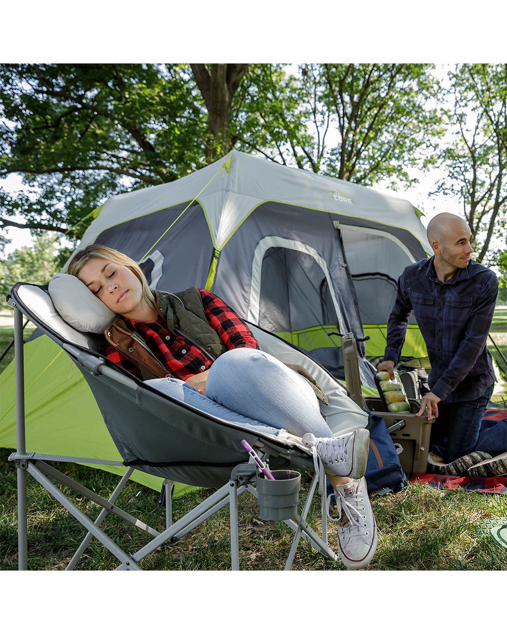 Core Equipment Oversized Padded Round Chair