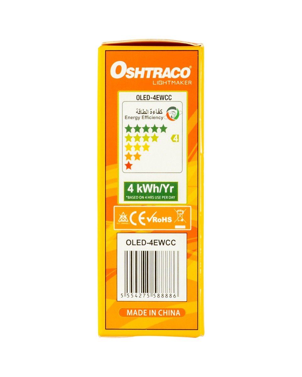 Oshtraco LED Lamp 4Watt AC220-240V E14