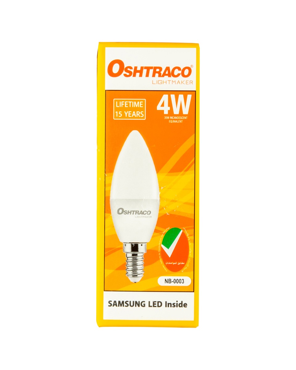 Oshtraco LED Lamp 4Watt AC220-240V E14