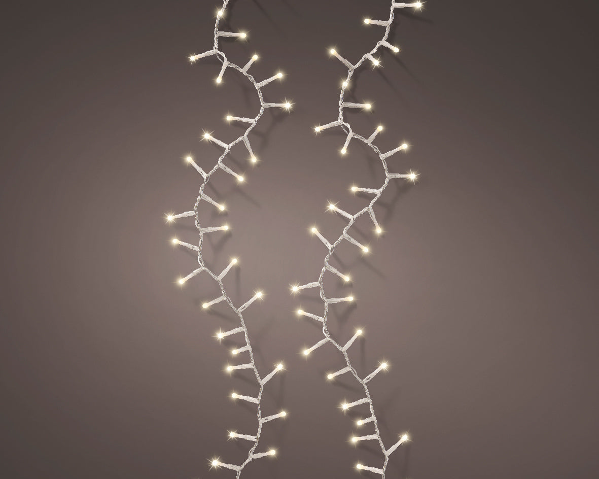 Homesmiths LED Soft Glow Compact Lights 8 Function Twinkle Warm White 1000L