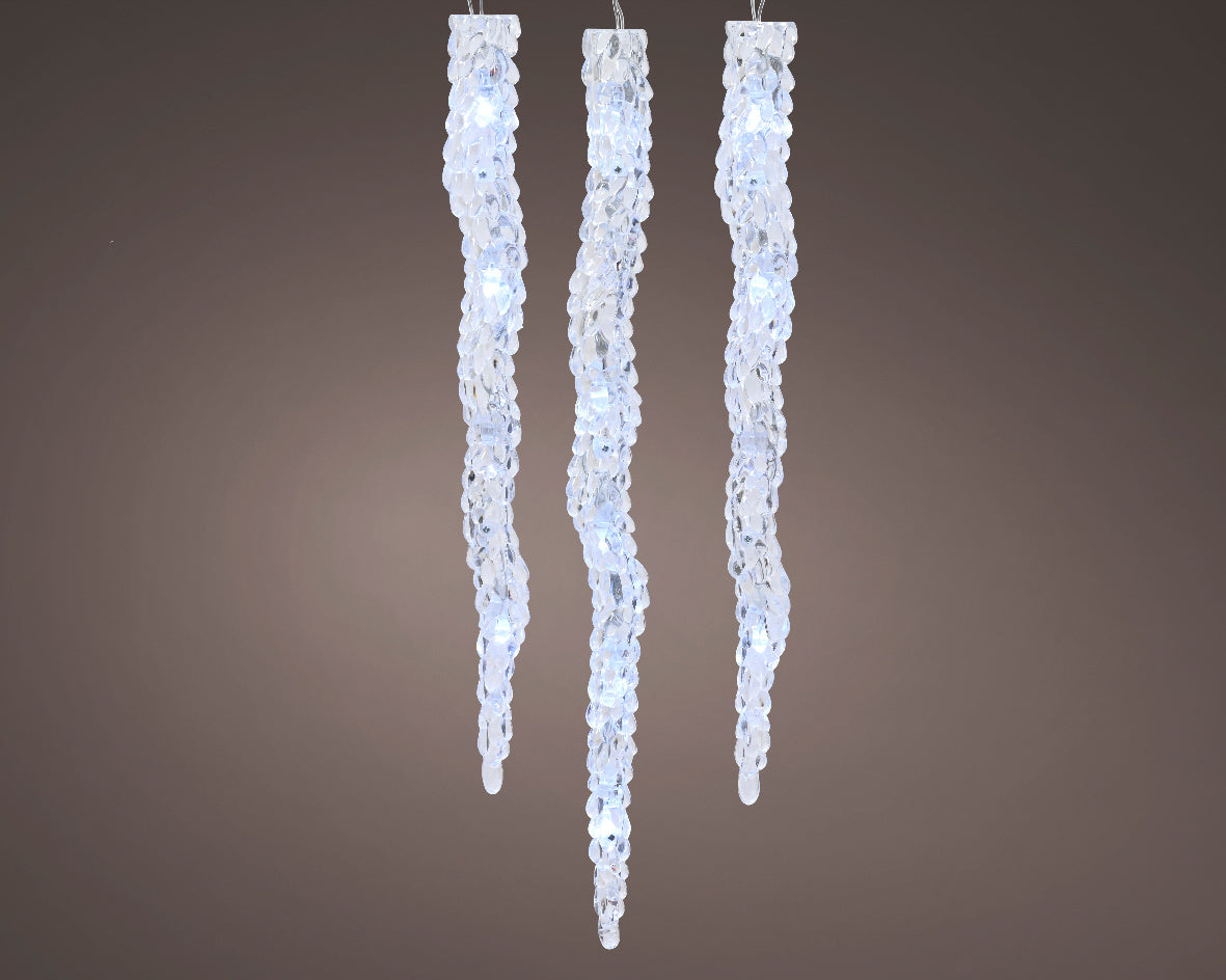 Homesmiths LED Icicle Lights Flashing Effect Cool White