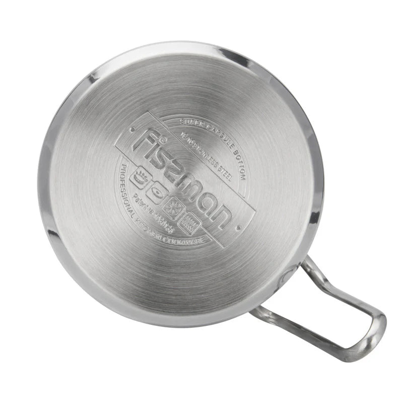 Fissman Stainless Steel Milk Pot 14 x 11cm Silver 1.5L