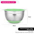 Fissman 3 Liter Mixing Bowl Stainless Steel 18/10 (Inox 304) Green