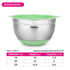 Fissman 1.5 Liter Mixing Bowl Stainless Steel 18/10 (Inox 304) Green