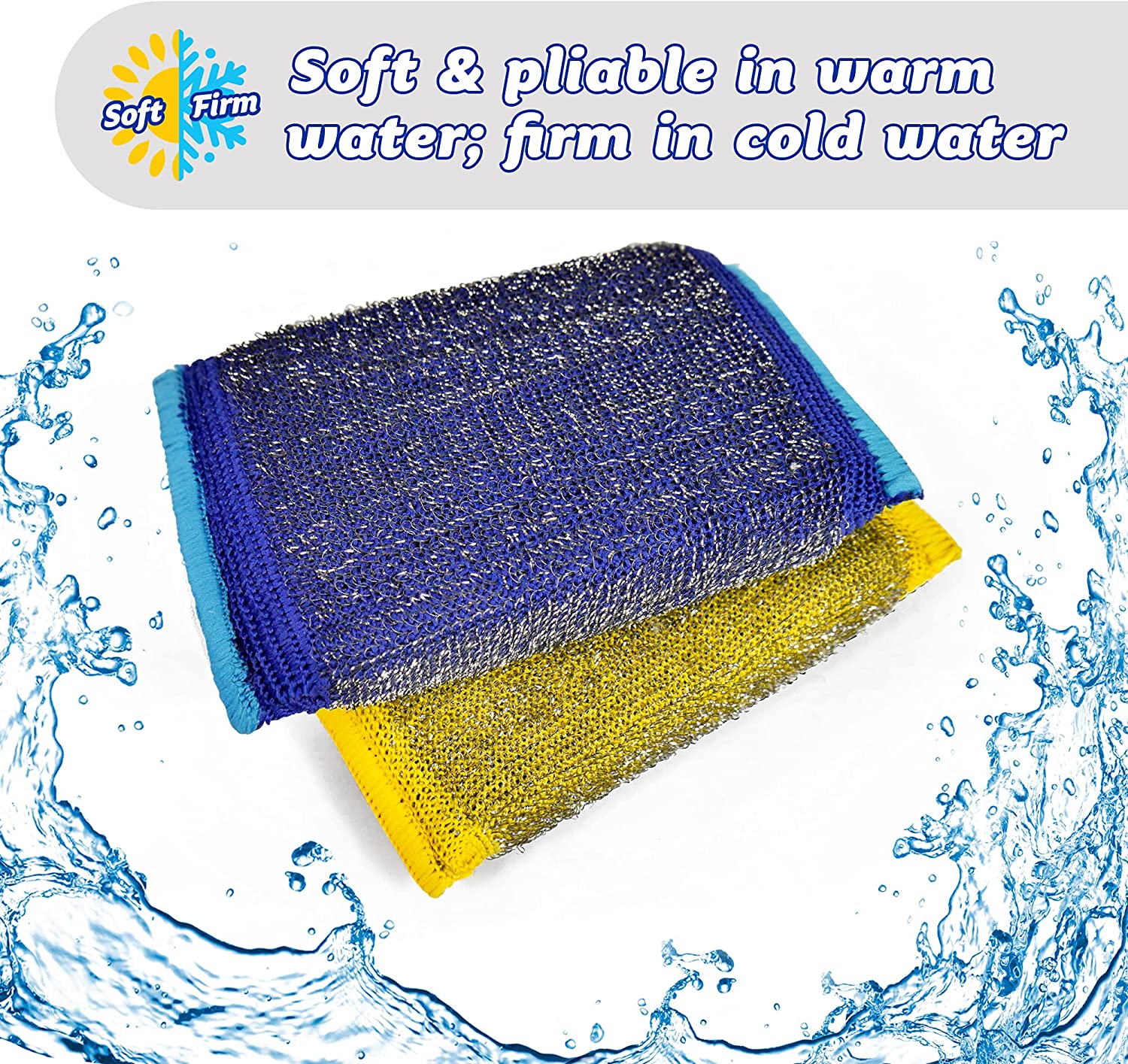 Scrub Daddy Scour Daddy Heavy Duty Steel Scouring Pad - Set Of 2 Assorted