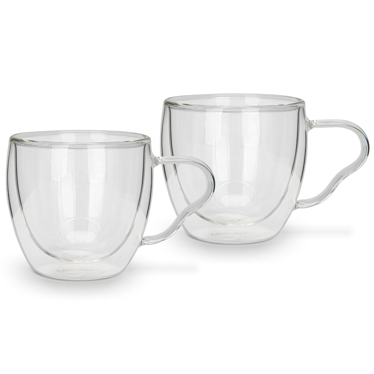 Fissman Set of 2 Double Wall Cups 90ML Borosilicate Glass