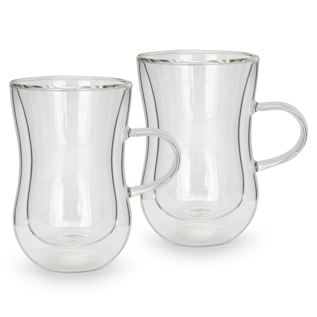 Fissman Set of 2 Double Wall Cups 150ML Borosilicate Glass