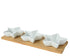 Homesmiths Tapas Set Porcelain Bamboo Star White