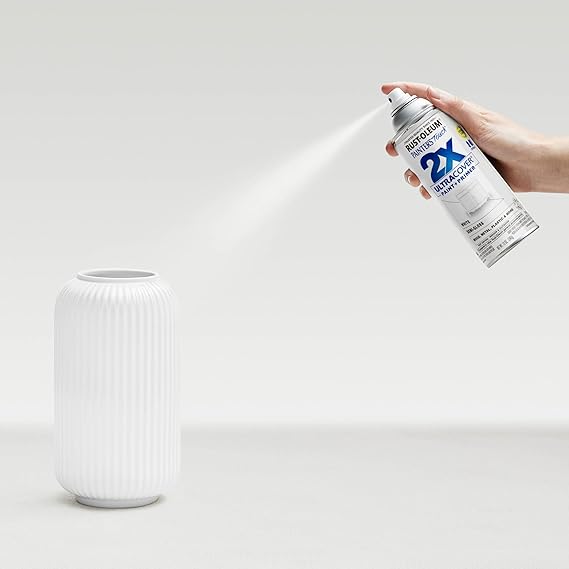 Rust-Oleum Pt 2X Uc 12Oz Semi-Gloss White