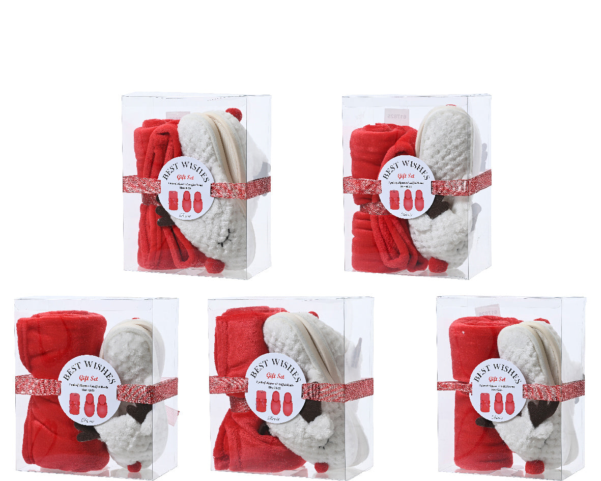 Homesmiths Set Polyester Flanner & Shoe