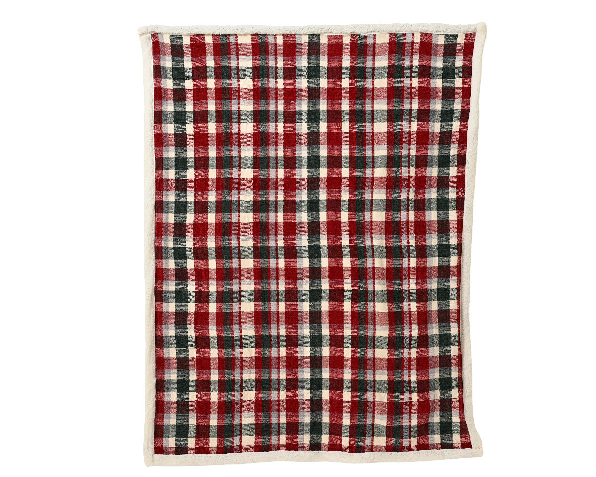 Homesmiths Throw Polyester Oblong Check