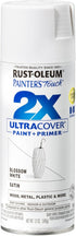Rust-Oleum Pt 2X Uc 12Oz Satin Blossom White