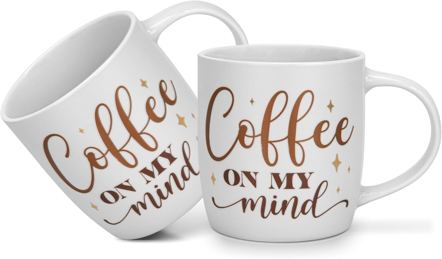 Fissman Set Of 2 Mugs 310ML Coffee On My Mind