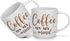 Fissman Set Of 2 Mugs 310ML Coffee On My Mind