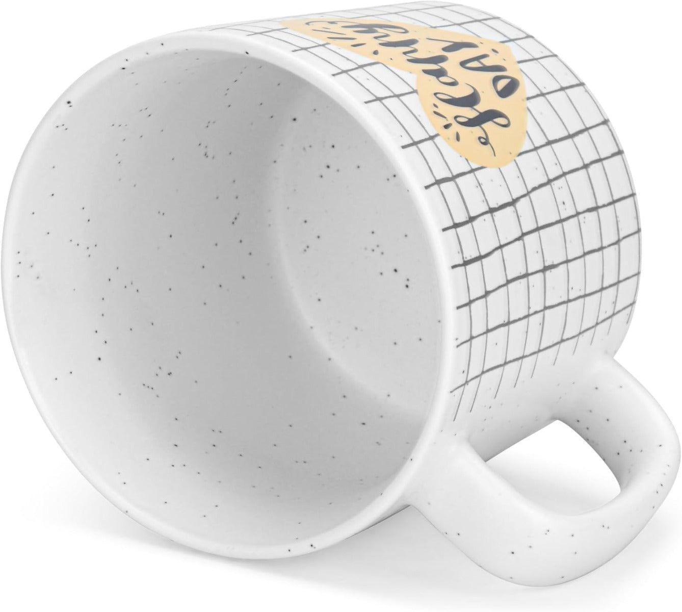 Fissman Set Of 2 Mugs 490 ML Happy Day Checked