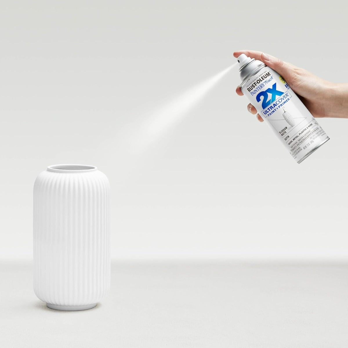 Rust-Oleum Pt 2X Uc 12Oz Satin Blossom White