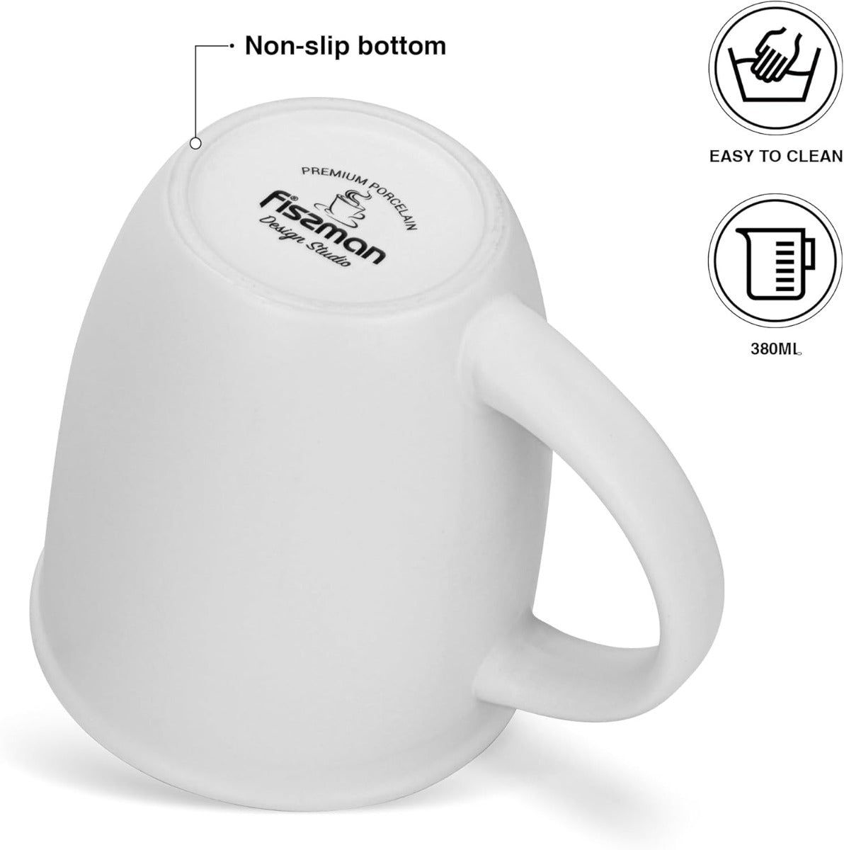 Fissman Set Of 2 Mugs 380 ML Moon Child