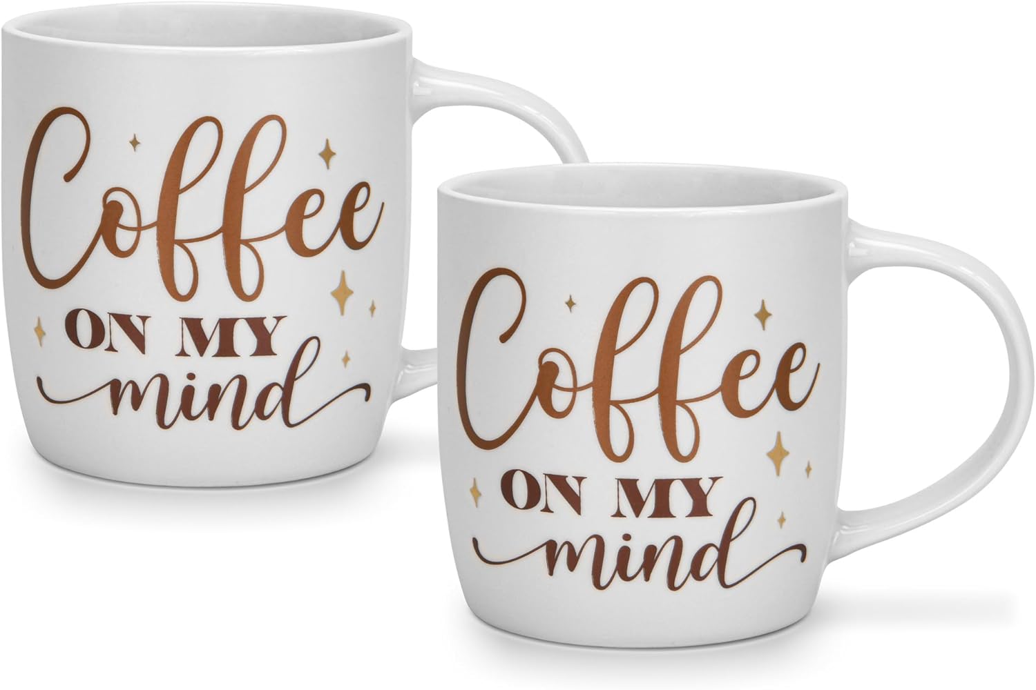 Fissman Set Of 2 Mugs 310ML Coffee On My Mind