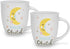 Fissman Set Of 2 Mugs 380 ML Moon Child