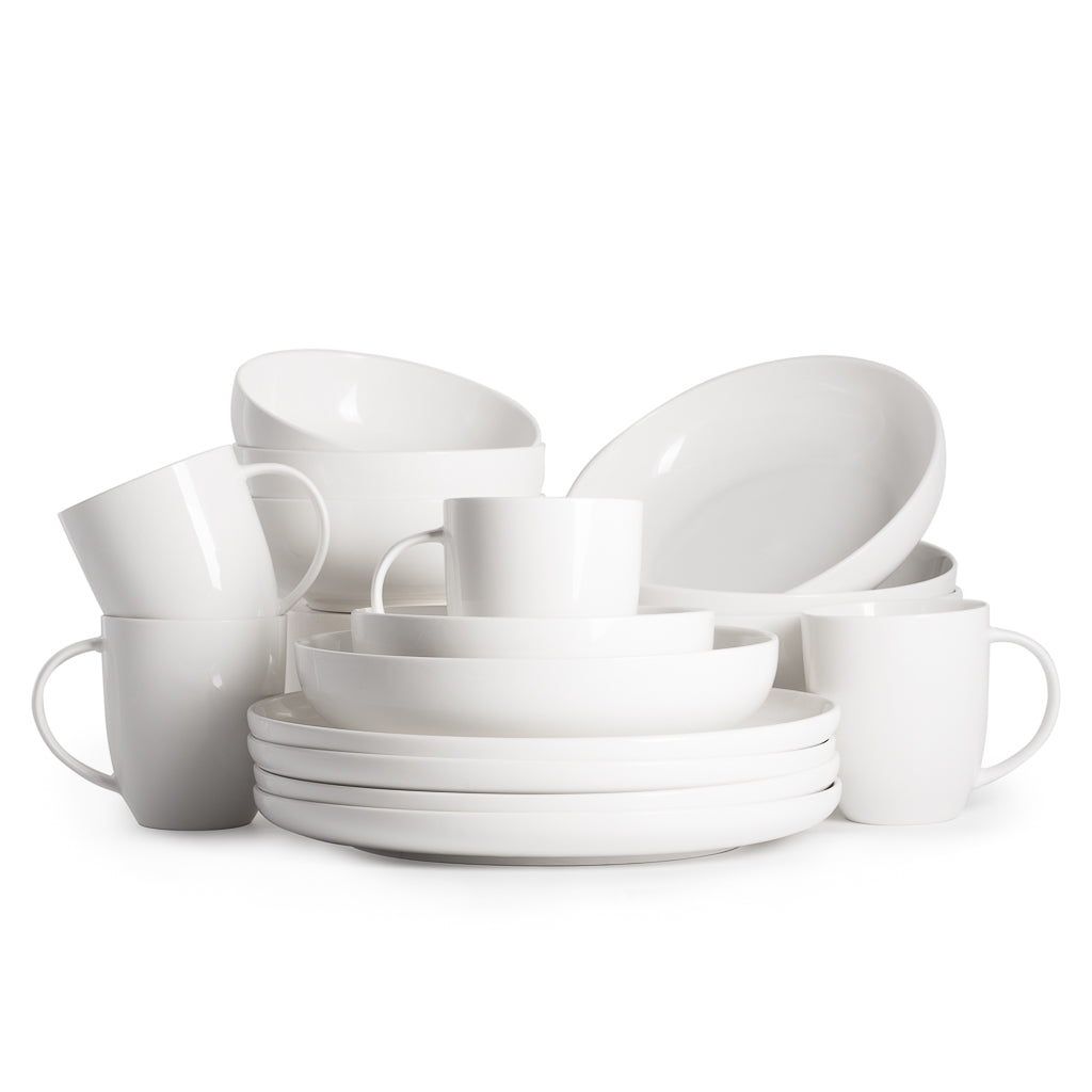 Fissman Tableware Horeca Porcelain Set Of 16 Pieces