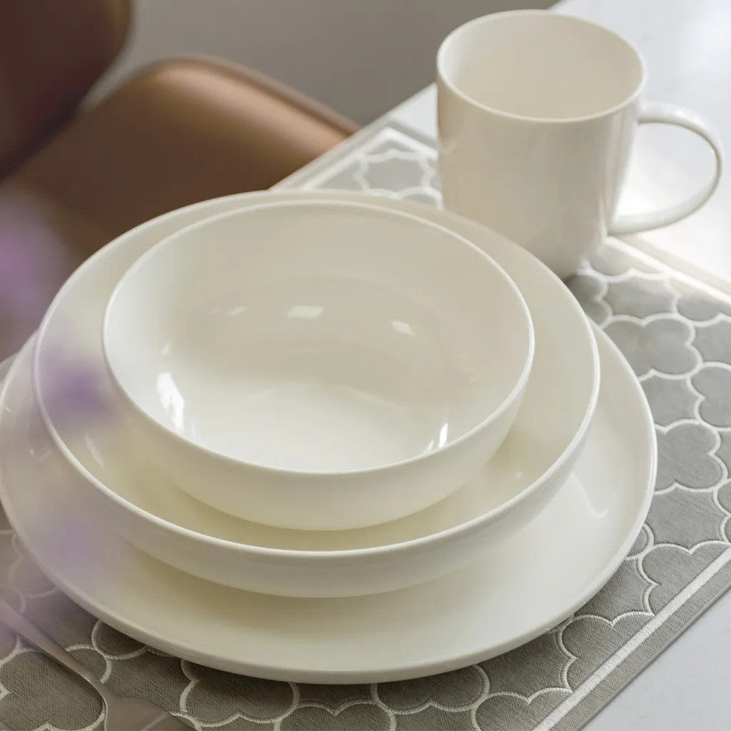 Fissman Tableware Horeca Porcelain Set Of 16 Pieces