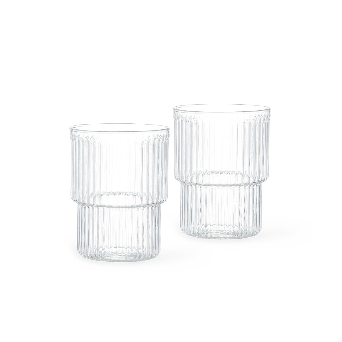 Fissman 2 Pieces Tumbler Glasses 370ML  Borosilicate Glass