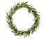 Homesmiths Slim Wreath Micro LED Battery Operated Indoor 80cm