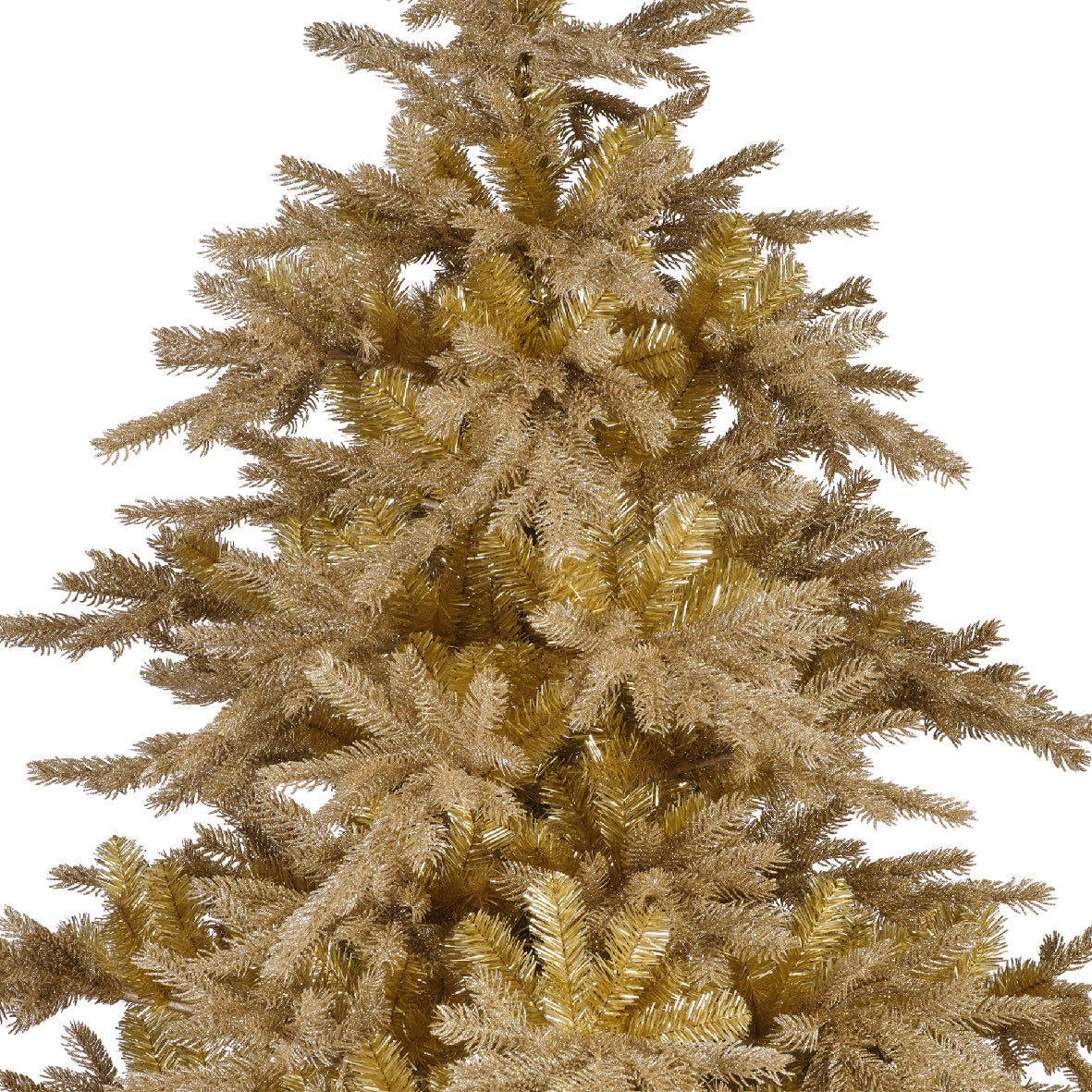 Homesmiths Tiffany Fir Glitter Gold 210cm