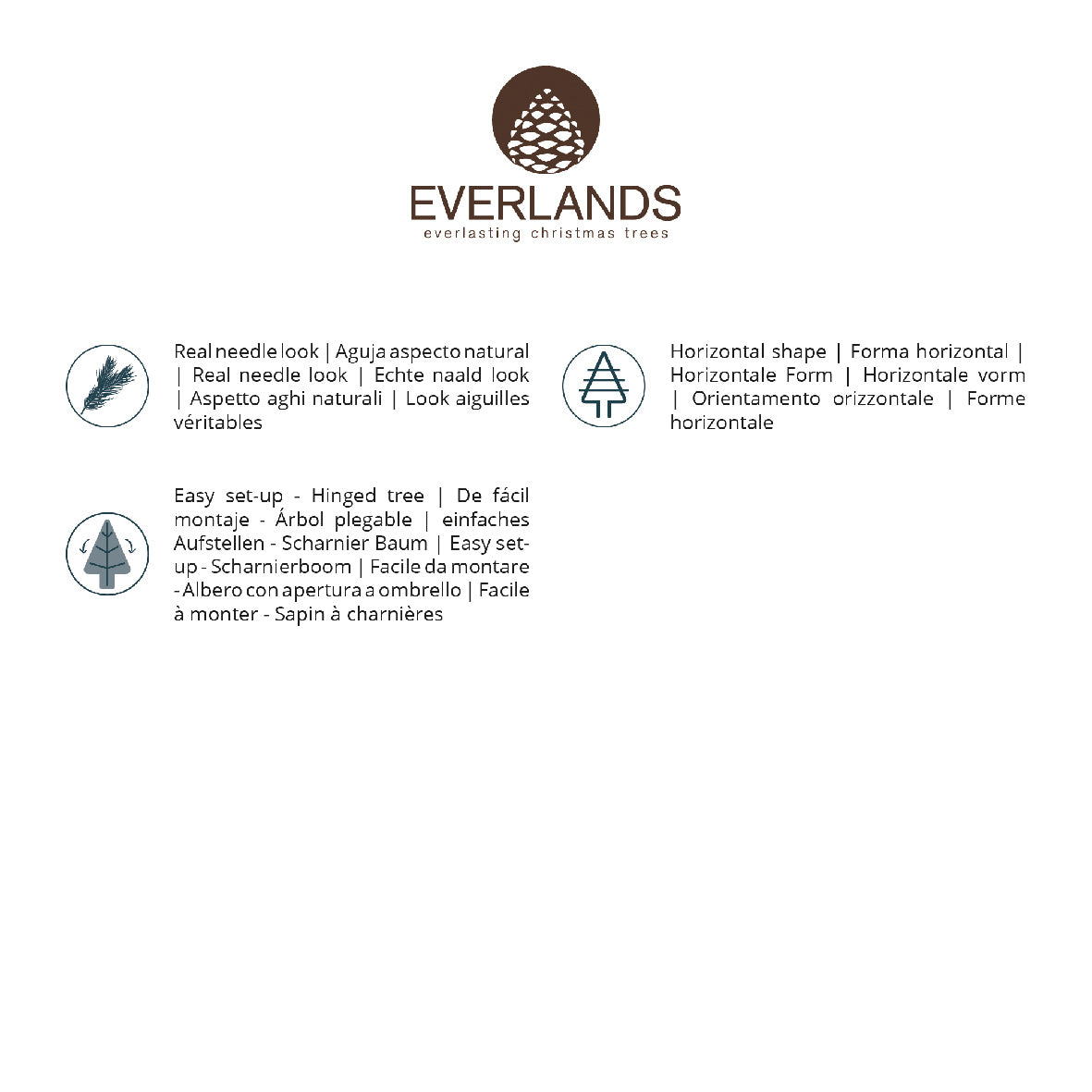 Homesmiths Tiffany Fir Glitter Gold 210cm