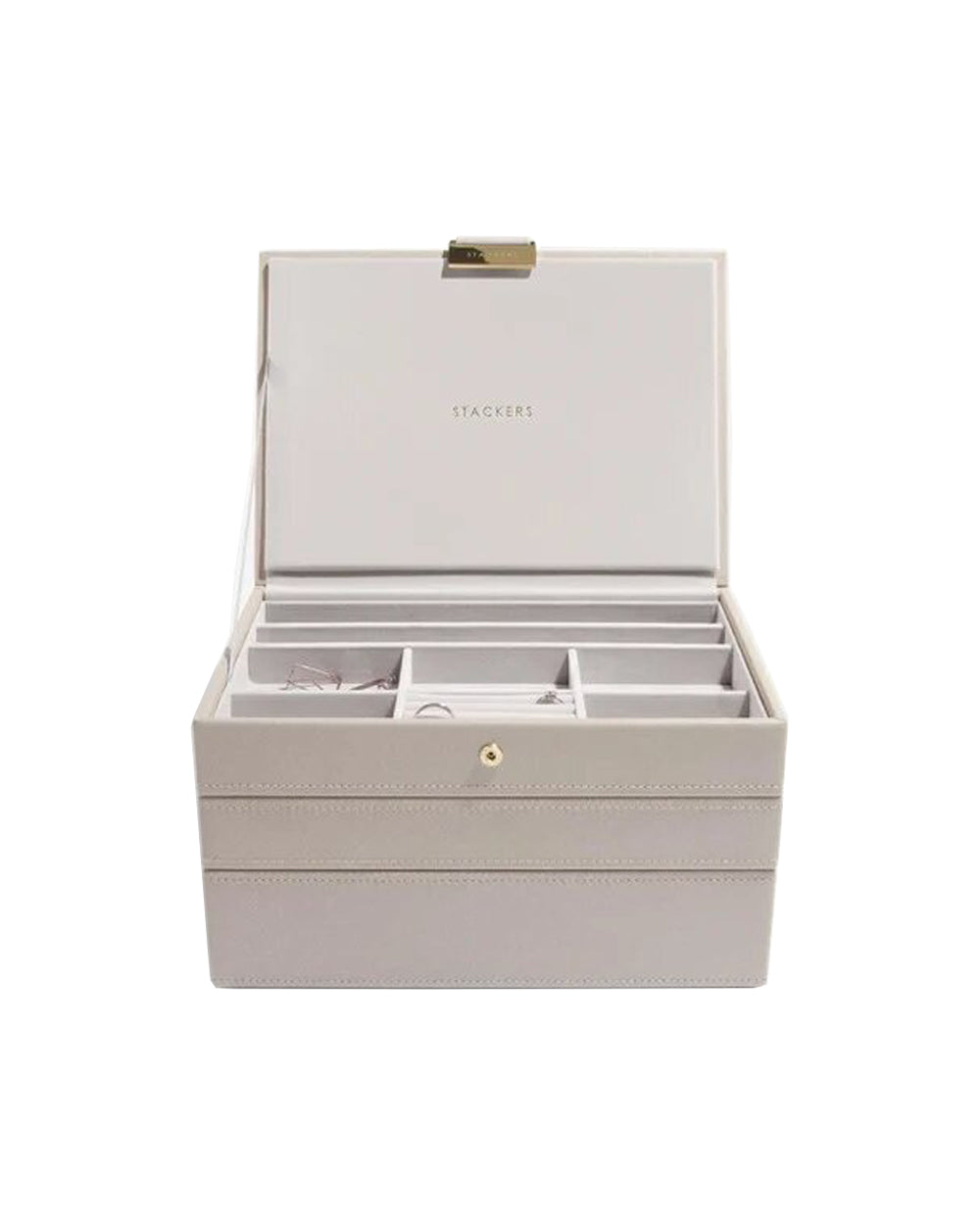 Stackers Classic Jewellery Box Taupe Set Of 3