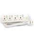 Terminator 4 Way Universal Power Extension Socket 13A 3m