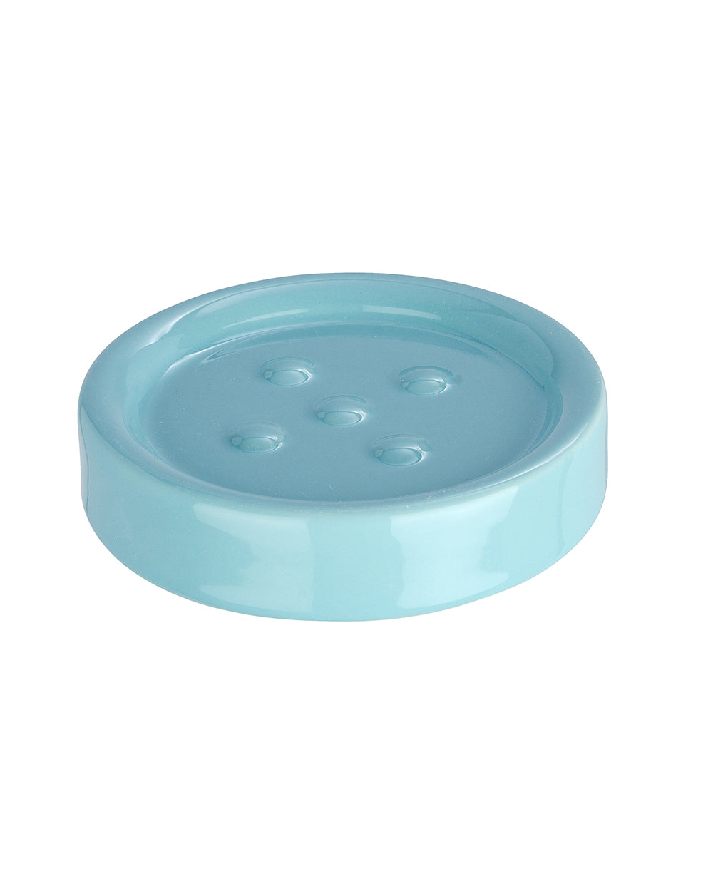 Wenko Ceramic Soap Dish Polaris Pastel Blue