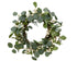 Homesmiths Wreath Polyester Natural Twig Base Green & White 50cm