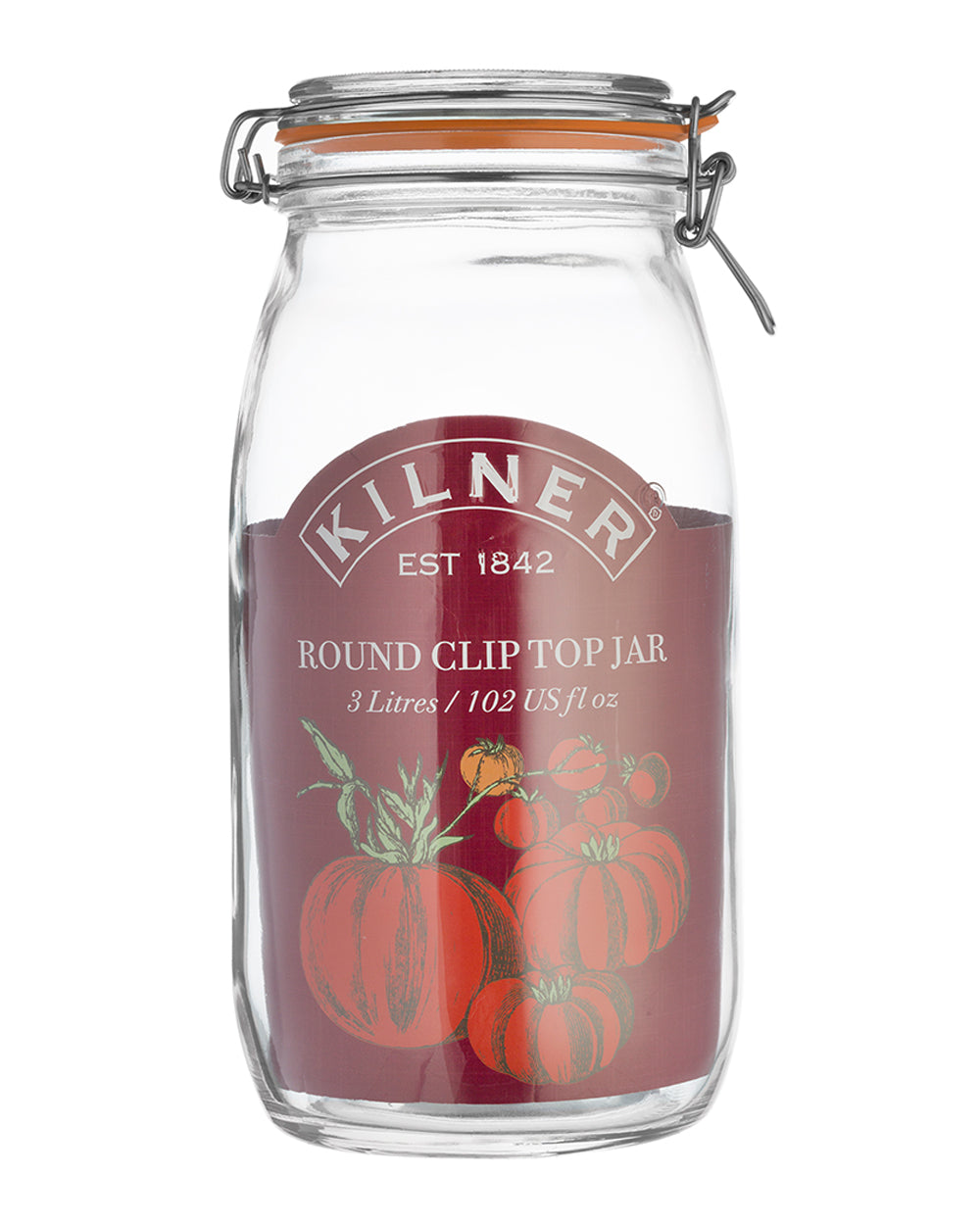Kilner Clip Top Round Jar 3L