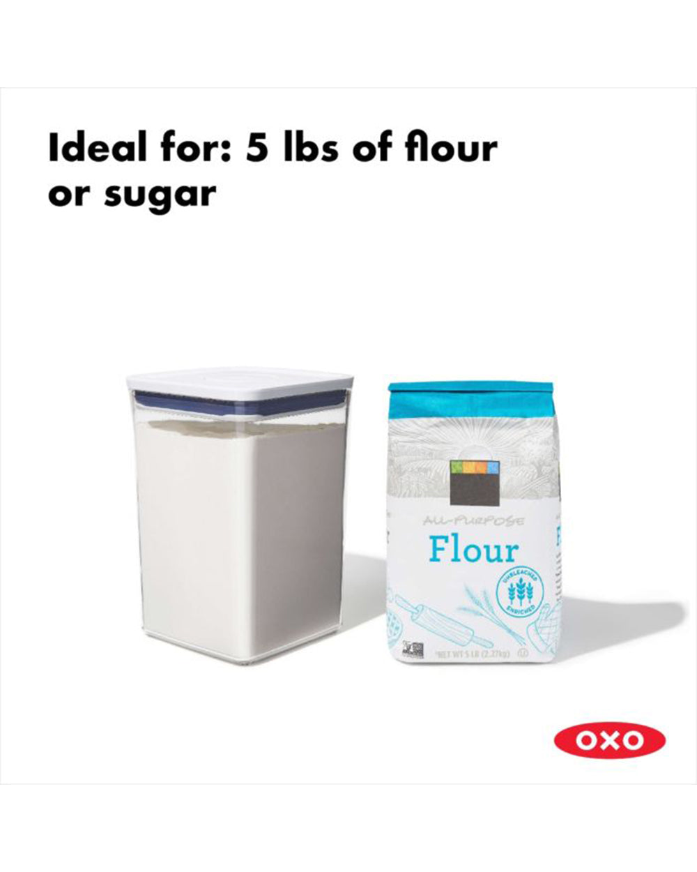 OXO Good Grips Pop 2 Square Big Medium Container 4.1L