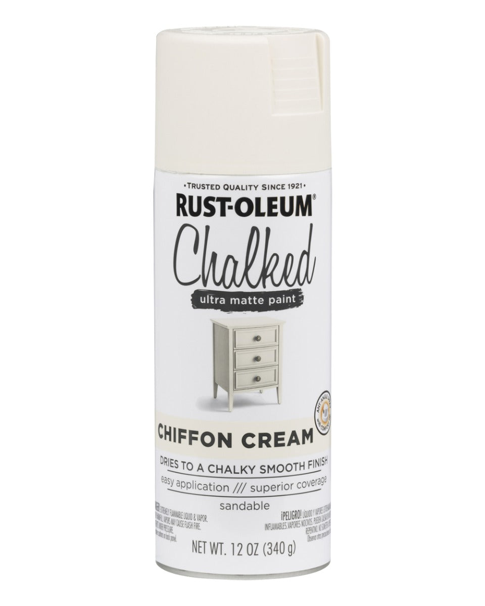 RustOleum 12 Oz Cream Chalk Spray