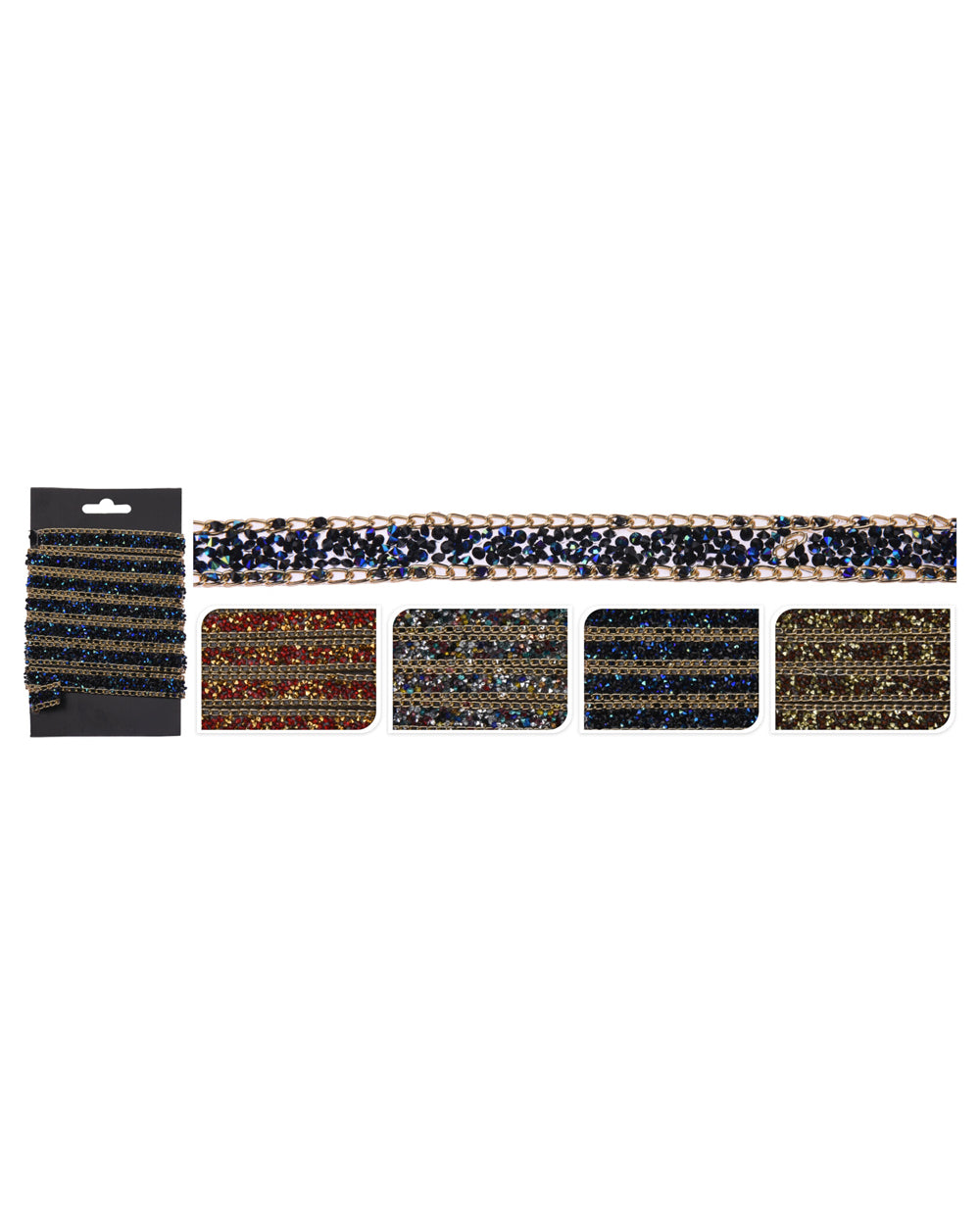 Homesmiths Glitter Ribbon 1 X 150 Cm Assorted 1 Piece